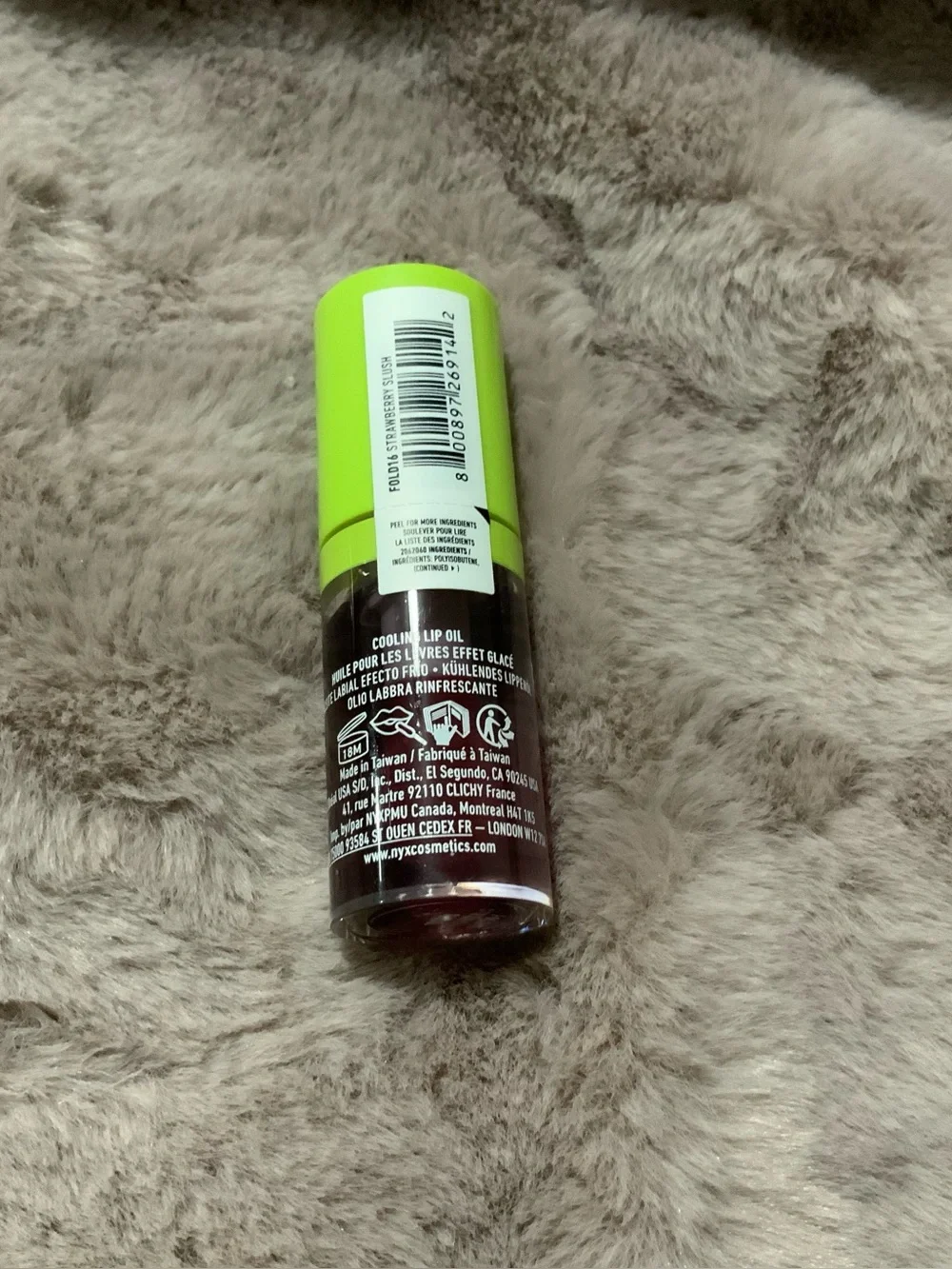 NYX Fat Oil Chillz Lip Gloss - Strawberry Slush